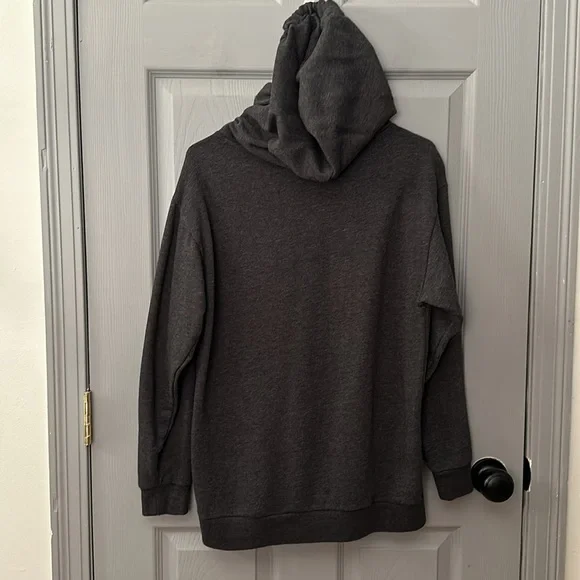 PINK Victorias Secret Oversized Foil Print Hoodie - Picture 5 of 7